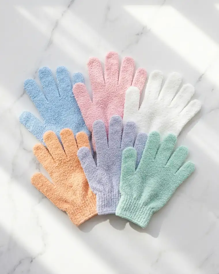 Guantes exfoliantes